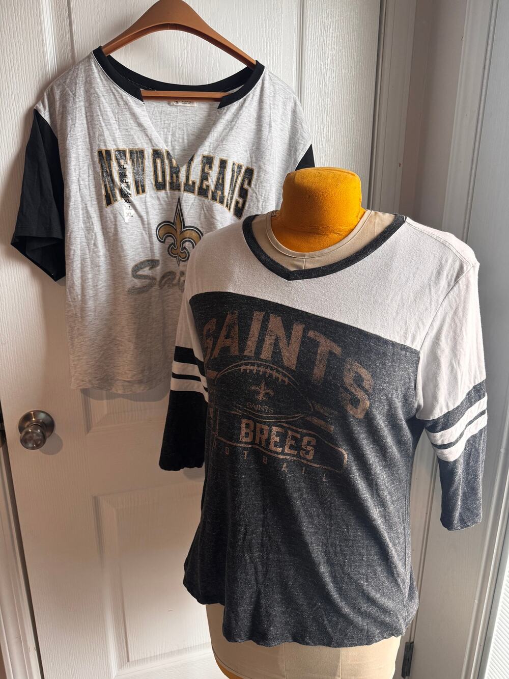 T-Shirts Gray Black 2XL Fanatics New Orleans Saints Lot of 2 NWT